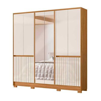 Clóset Di Poretti Alaska 10 Puertas 4 Cajones Off White