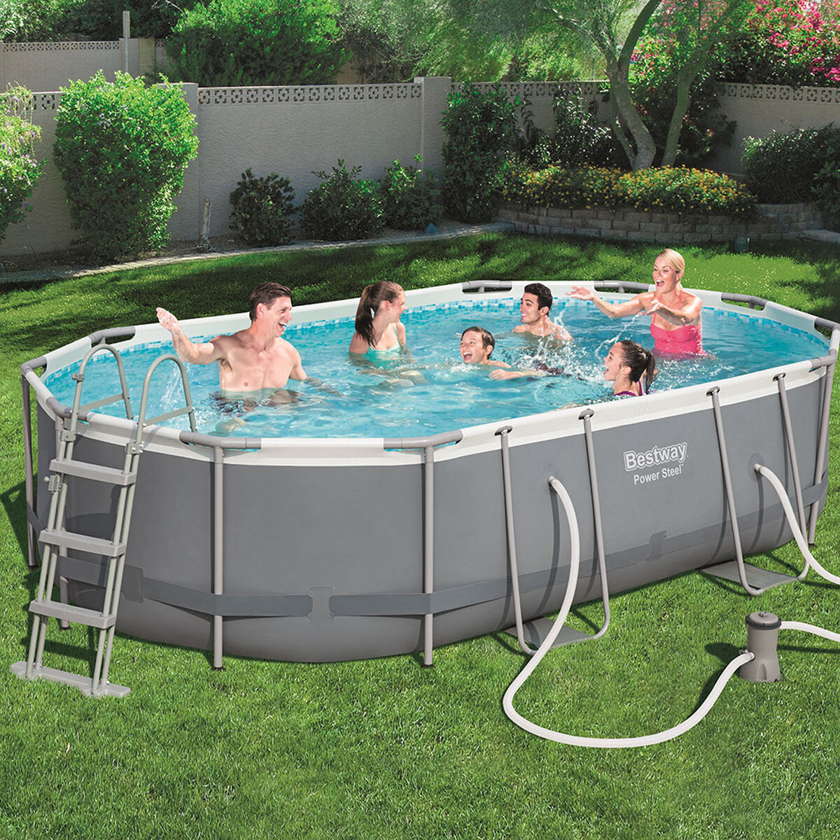Piscina Estructural Bestway ovalada 488Cm