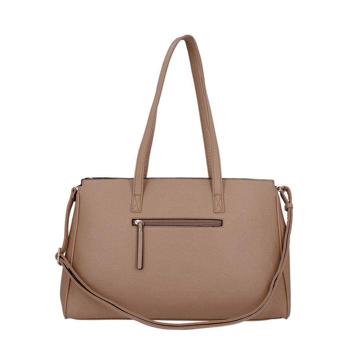 Cartera de Mujer Porta Laptop 16" Secret Serbia SC7 Grande Caf&eacute;