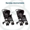 Coche Paseo Bebe Cuna Balancin SX Negro Melange Bebesit