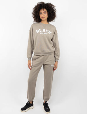 Imagen 2 del producto Polerón Derportivo Mujer Black County Beige, Gris Melan, Negro, White