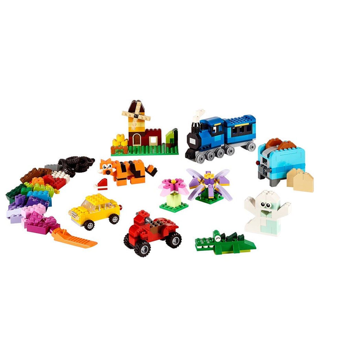 Caja Mediana de Ladrillos Creativos 484 Piezas Lego 