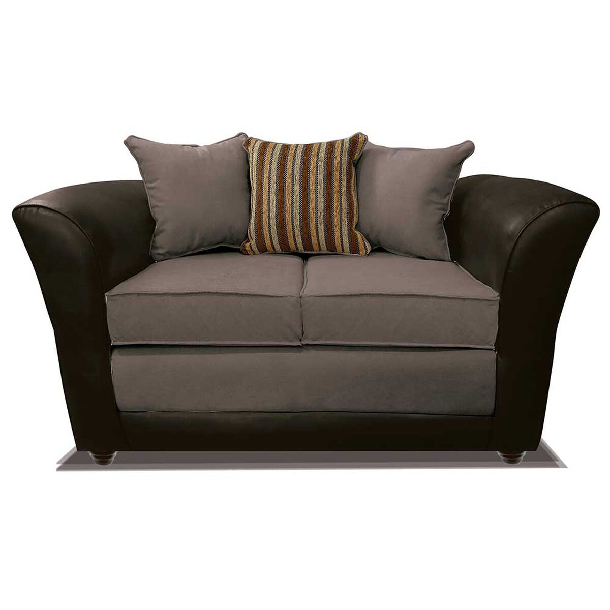Juego de Living Elegant Detail Minesota Sofá 3 Cuerpos + Sofá 2 cuerpos + Sillón 1 Cuerpo Gris