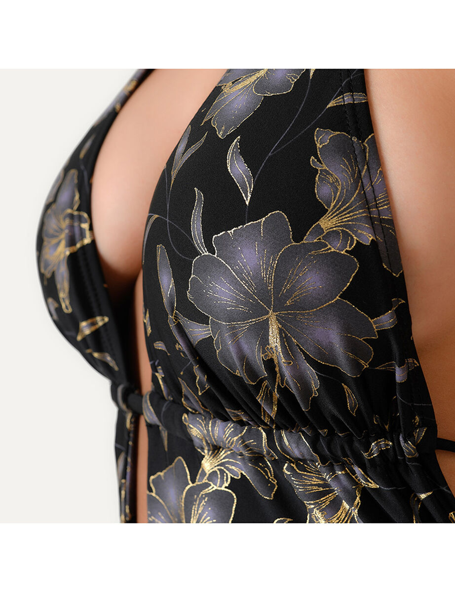 Traje de Baño Triangulo Flores