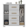 C&oacute;moda Di Poretti Design Kyra 4 Cajones 2 Puertas Blanco