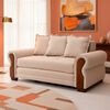 Sof&aacute; Living Factory Arizona 2 Cuerpos Beige