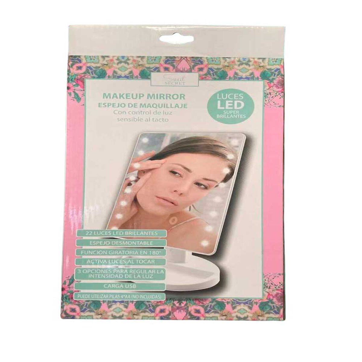 Espejo Control de Luz Sweet Secret