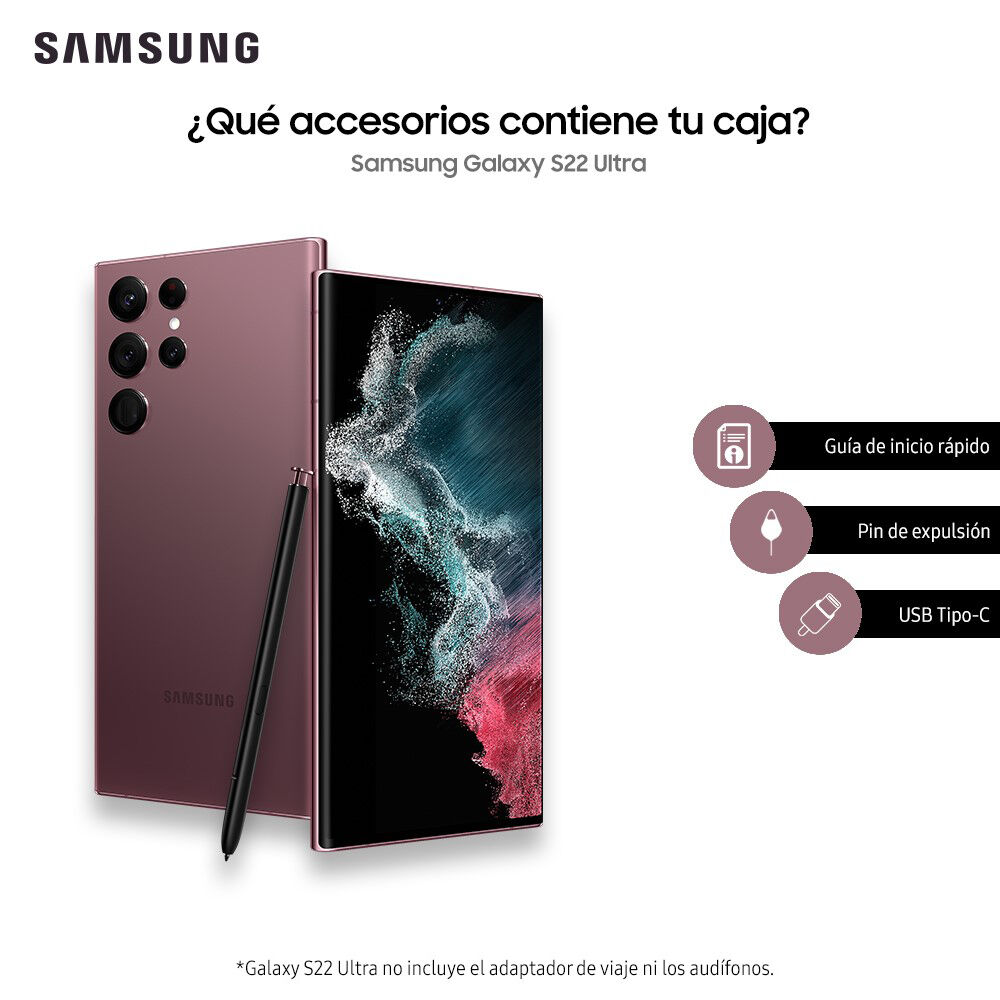 Celular Samsung Galaxy S22 Ultra 256GB 6,8