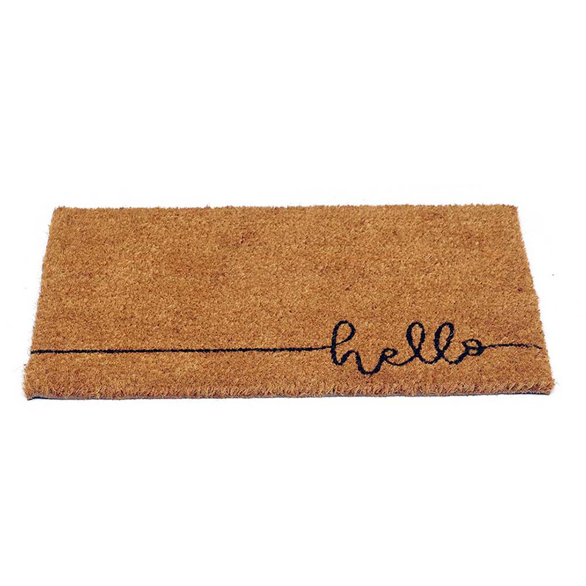 Limpiapi&eacute;s Idetex Coco Hello 40 x 60 cm Caf&eacute;