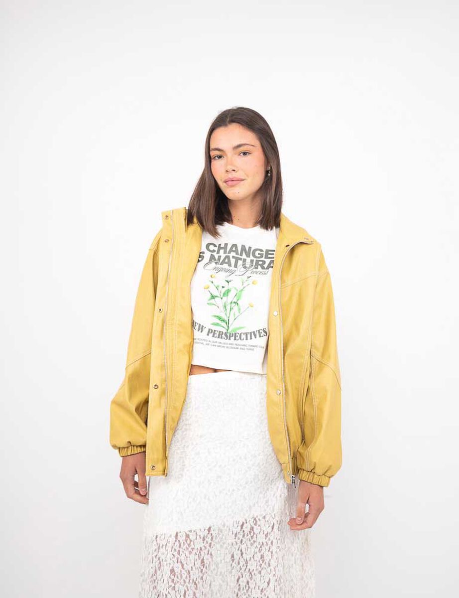 Chaqueta Ecocuero Mujer Icono