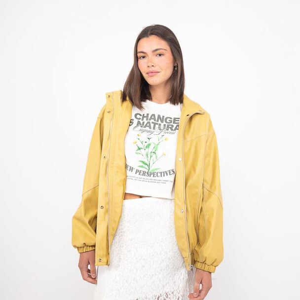 Chaqueta Ecocuero Mujer Icono