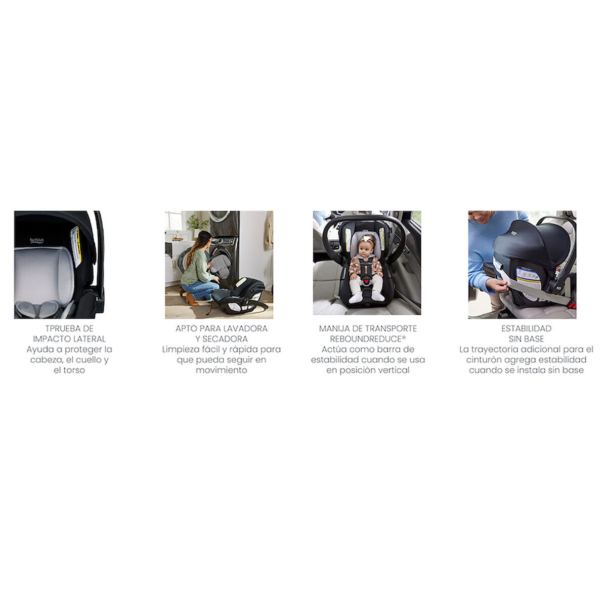 Coche Travel System Brook-Willow Onix Glacier Negro Britax