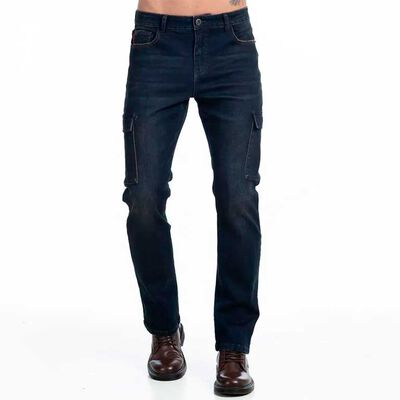 Jeans Cargo Tiro Medio Hombre Ellus