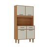 Mueble de Cocina Casanova Borja 4 Puertas 2 Cajones Blanco Café