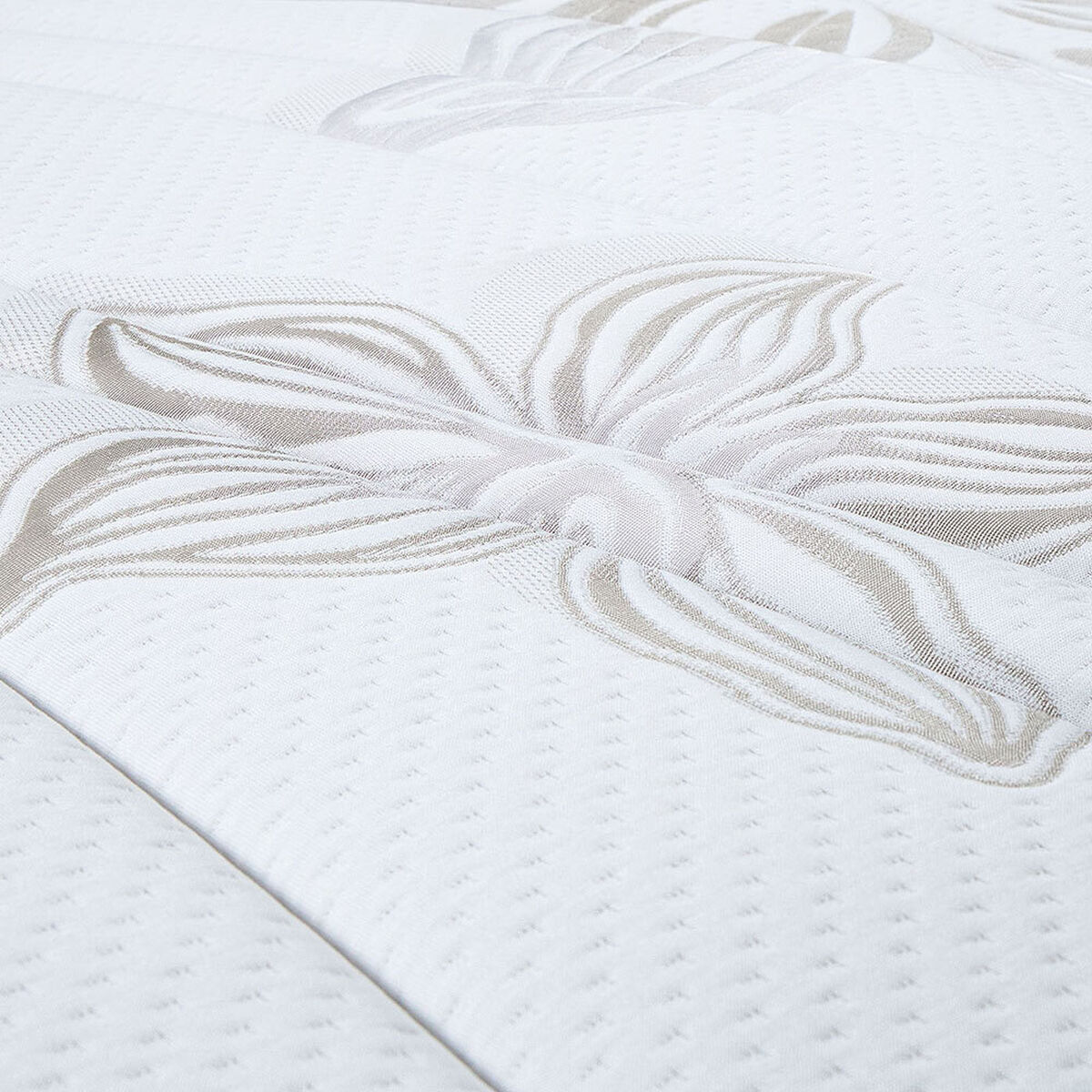 Cama Europea Rosen King Art 4 + Respaldo + Velador Rachel Chocolate