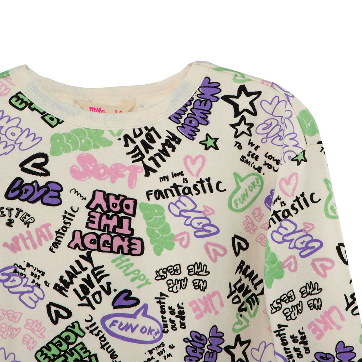 Poler&oacute;n Sin Gorro de Algod&oacute;n Ni&ntilde;a Mila