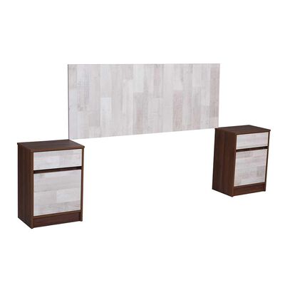 Imagen 2 del producto Respaldo 2 Plazas + 2 Veladores CIC Legno