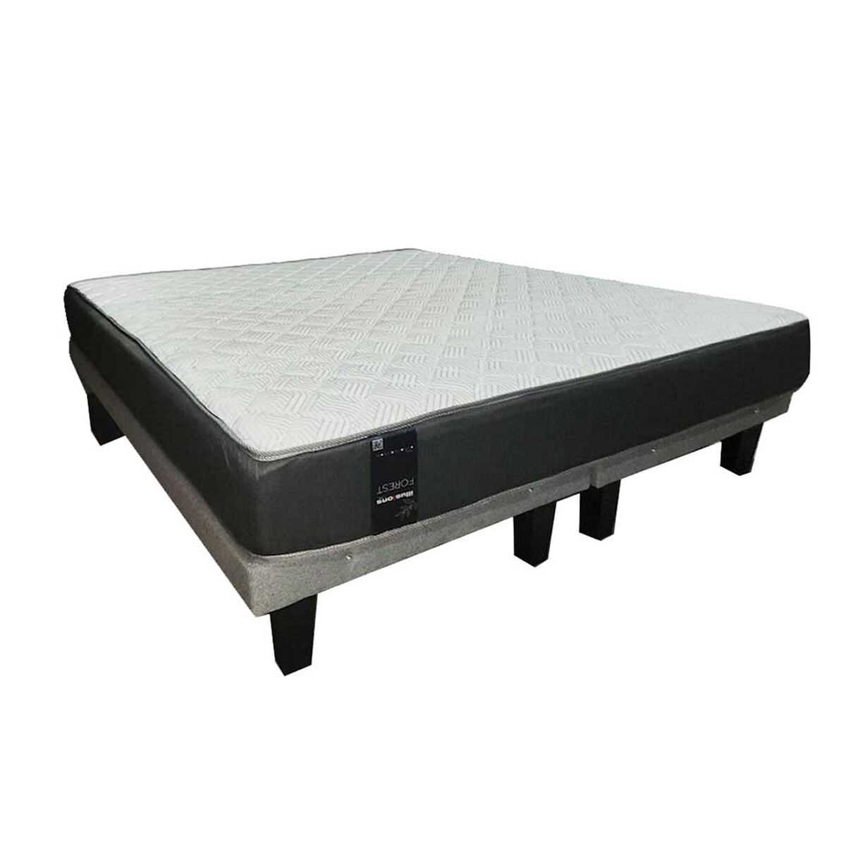 Cama Europea Illusions 2.5 Plazas Forest