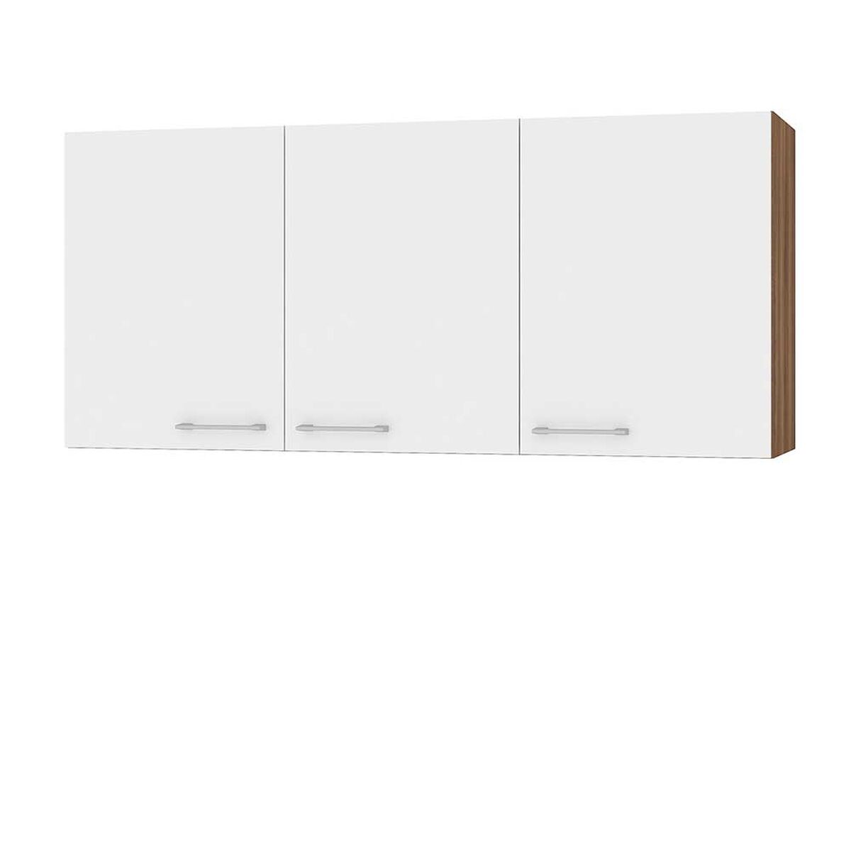Mueble de Cocina Aereo Vekkahome Opie 3 Puertas Blanco