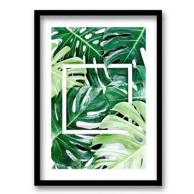 Imagen 1 del producto Cuadro Decorativo Retela Verde Cuadra 40 x 30 cm