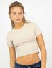 Polera Crop Manga Corta Mujer Icono