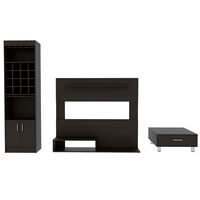 Set Panel TV + Muebles Bar + Mesa de Centro
