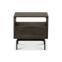 Velador CIC Rhone 1 Cajón Gris