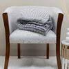 Manta Doral Chiporro Jacquard 127x152 cm Gris
