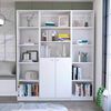 2 Estantes 45 cm + Estante 2 Puertas TuHome Home Blanco
