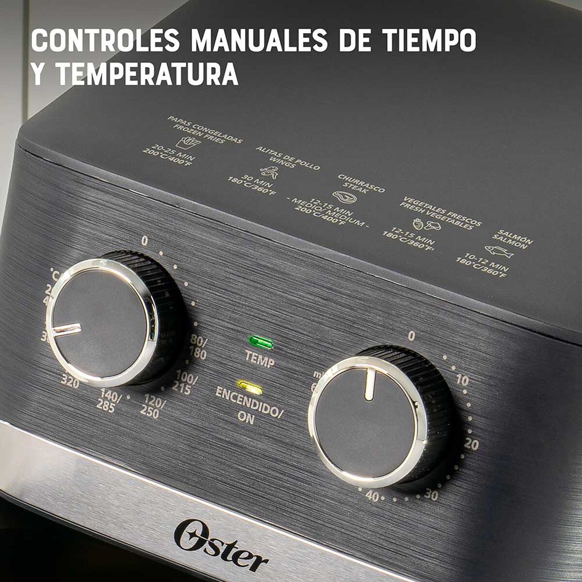 Freidora de Aire Oster CKSTAF40WDDF 4 lts.