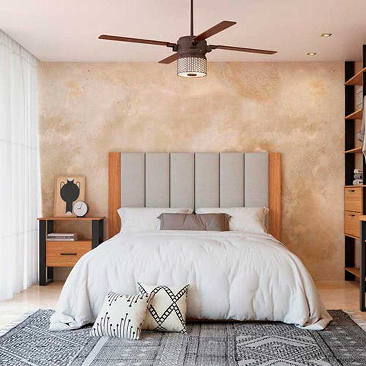 Respaldo Decocasa King TW194 Natural