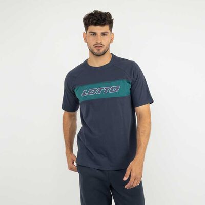 Polera Deportiva Hombre Lotto Azul, Green, Negro