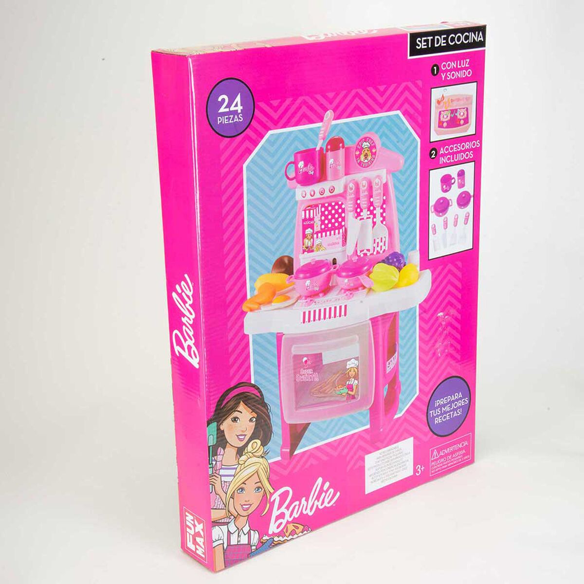 Set de Cocina con Luz y Sonido Barbie