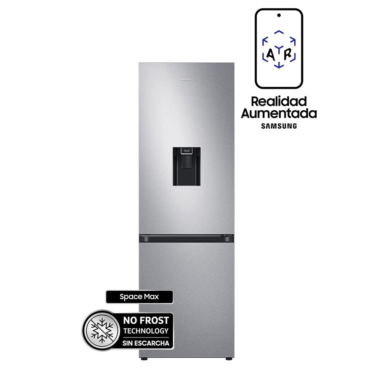 Refrigerador No Frost Samsung RB34T632FSA/ZS 331 lts.