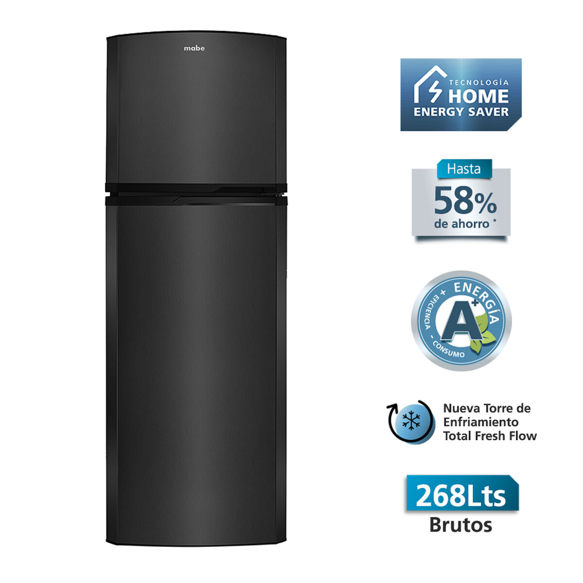 Refrigerador No Frost Mabe RMA250PHUG 250 lt