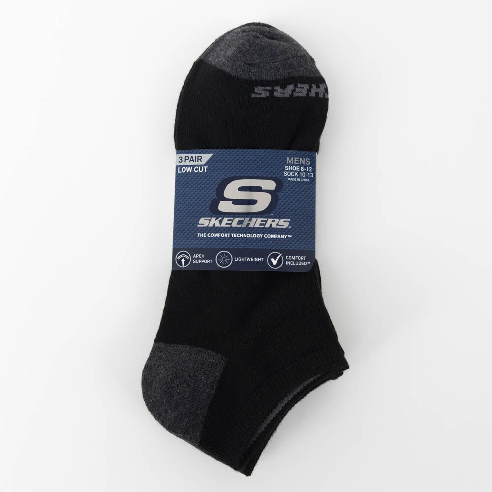 Pack 3 Calcetas Hombre Skechers