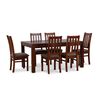 Juego de Comedor CIC Ñuble 6 Sillas Chocolate