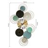 Reloj de Pared Ankara Santorini Negro/Turquesa