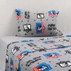 Juego de Sábanas Colo-Colo 1,5 Plazas Estampado Multicolor