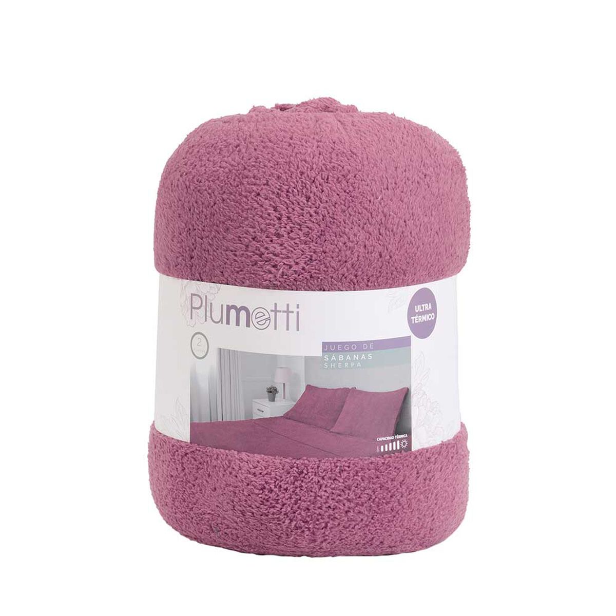 Juego de Sábanas Mashini 2 Plazas Liso Violeta
