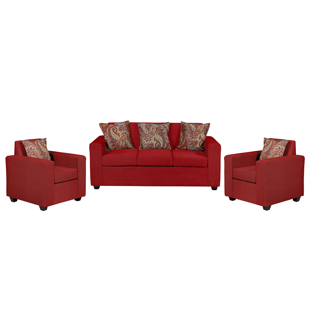 Juego de Living Decomuebles Baltimore 3-1-1