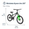 Bicicleta Kyson 20 Verde Bebesit