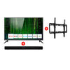 Combo LED 43" Hyundai FS43HY20 Smart TV HD + Soundbar Master-G MGSB250 Negro + Soporte Inclinable The Rack Solution 26" - 55"
