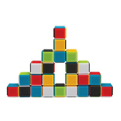 Juguete de Estimulacion Bebe Blocks de Construccion Infantino