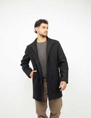 Imagen 1 del producto Abrigo Hombre Zibel Negro, Tabaco