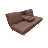 Futón Furnitech Amelia 3 Cuerpos Café