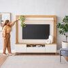 Home TV Di Poretti Design Munique Hasta 70" Caf&eacute; Claro