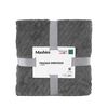 Frazada Coral Embossed Mashini 2 Plazas Liso Marengo