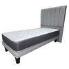 Cama Europea Illusions 1 Plaza Forest + Respaldo