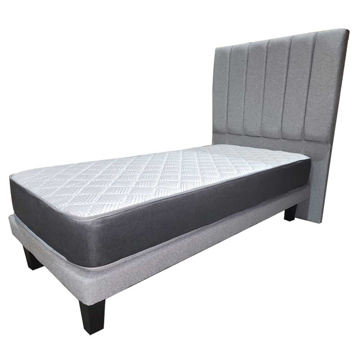 Cama Europea Illusions 1 Plaza Forest + Respaldo